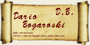 Dario Bogaroški vizit kartica